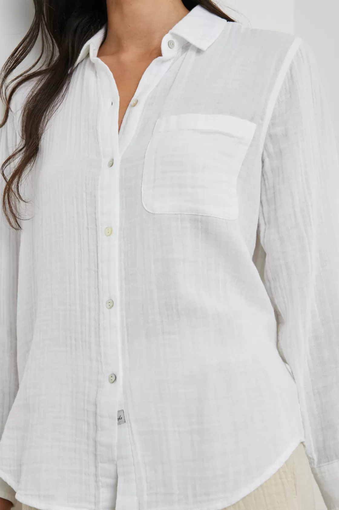 Rails ELLIS SHIRT - WHITE | Women The Ellis Edit | Summer Collection