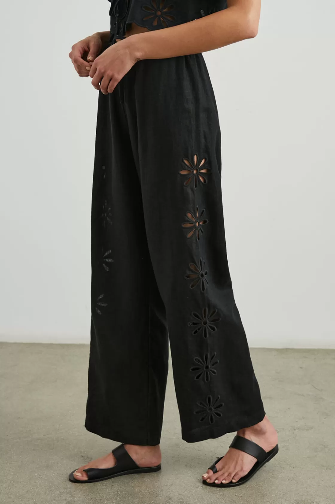 Rails EMMIE PANT - BLACK EYELET | Women Summer Collection | Matching Sets