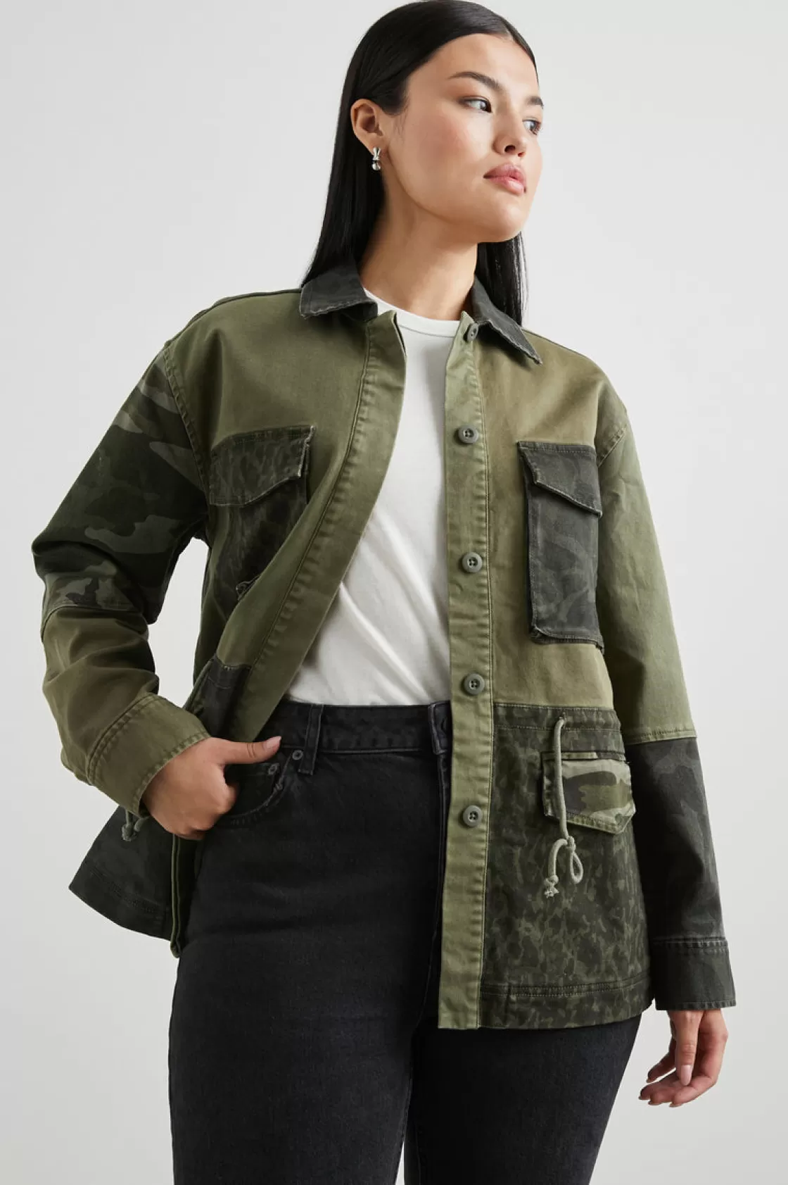 Rails EVAN JACKET - OLIVE TRIO | Women The Eco Collection | Jackets & Coats