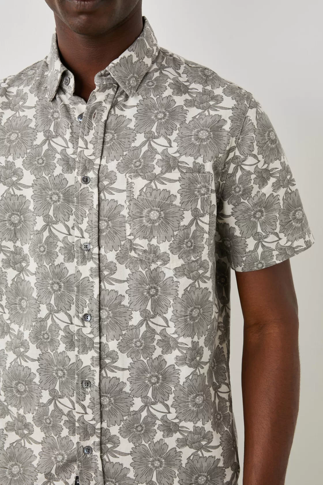 Rails FAIRFAX SHIRT - DAPPLED PETAL MONOCHROME | Casual Suiting | Shirts