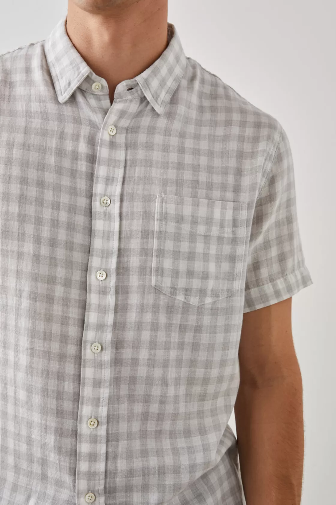 Rails FAIRFAX SHIRT - GREY GINGHAM MELANGE | Plaids | Shirts