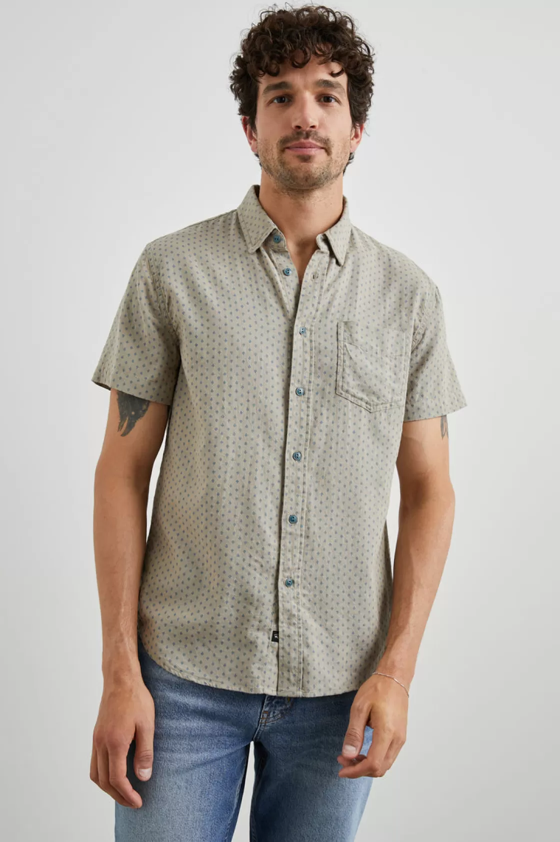 Rails FAIRFAX SHIRT - POLYGON MICRO QUINOA | Shirts