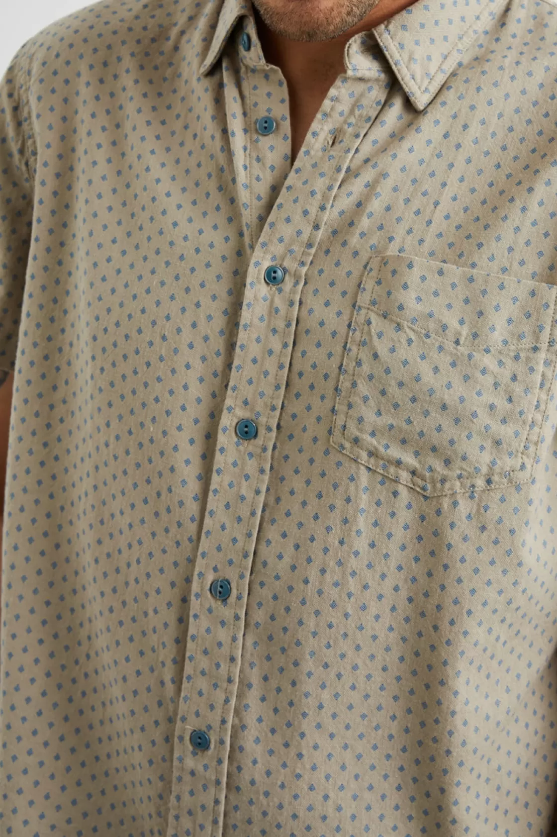 Rails FAIRFAX SHIRT - POLYGON MICRO QUINOA | Shirts