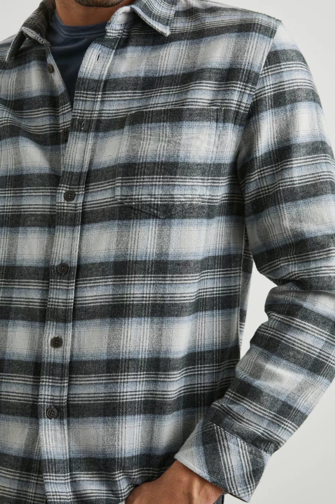 Rails FORREST SHIRT - CHARCOAL HEATHER YUCCA | Plaids | Shirts