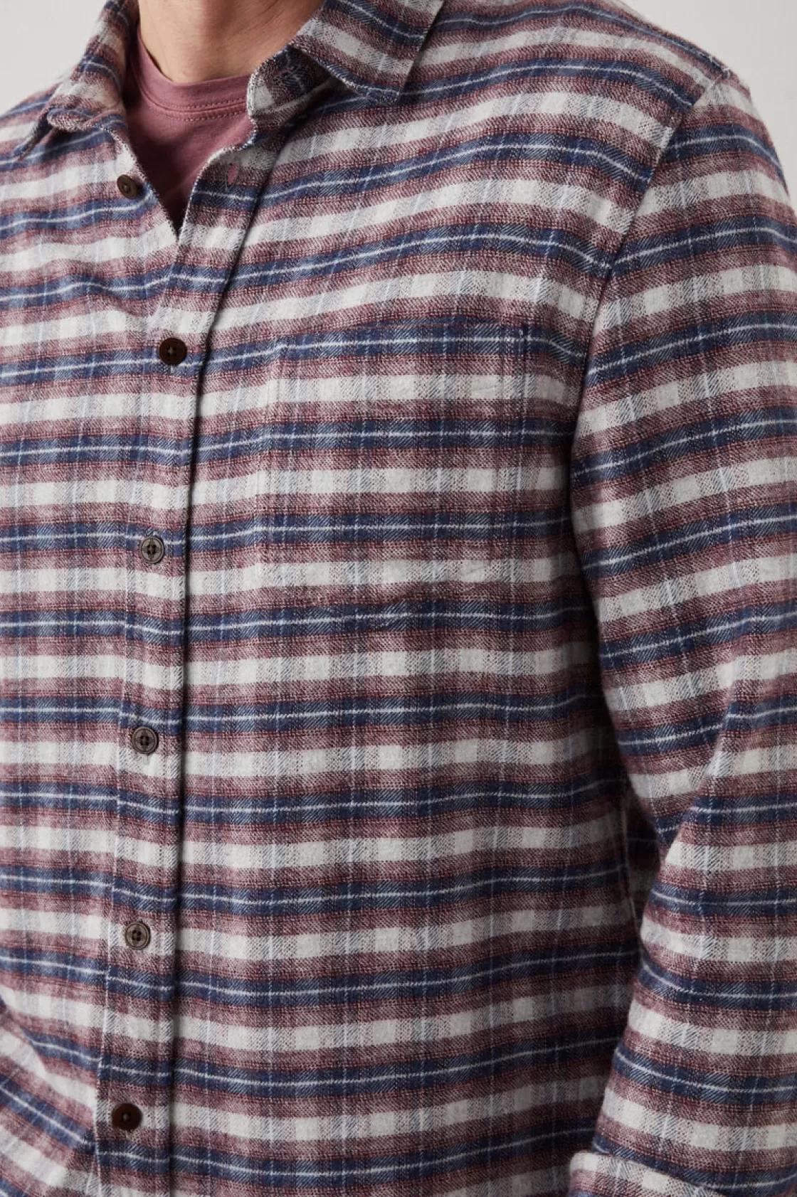 Rails FORREST SHIRT - DUSK BERRY GREY MELANGE | Plaids | Shirts