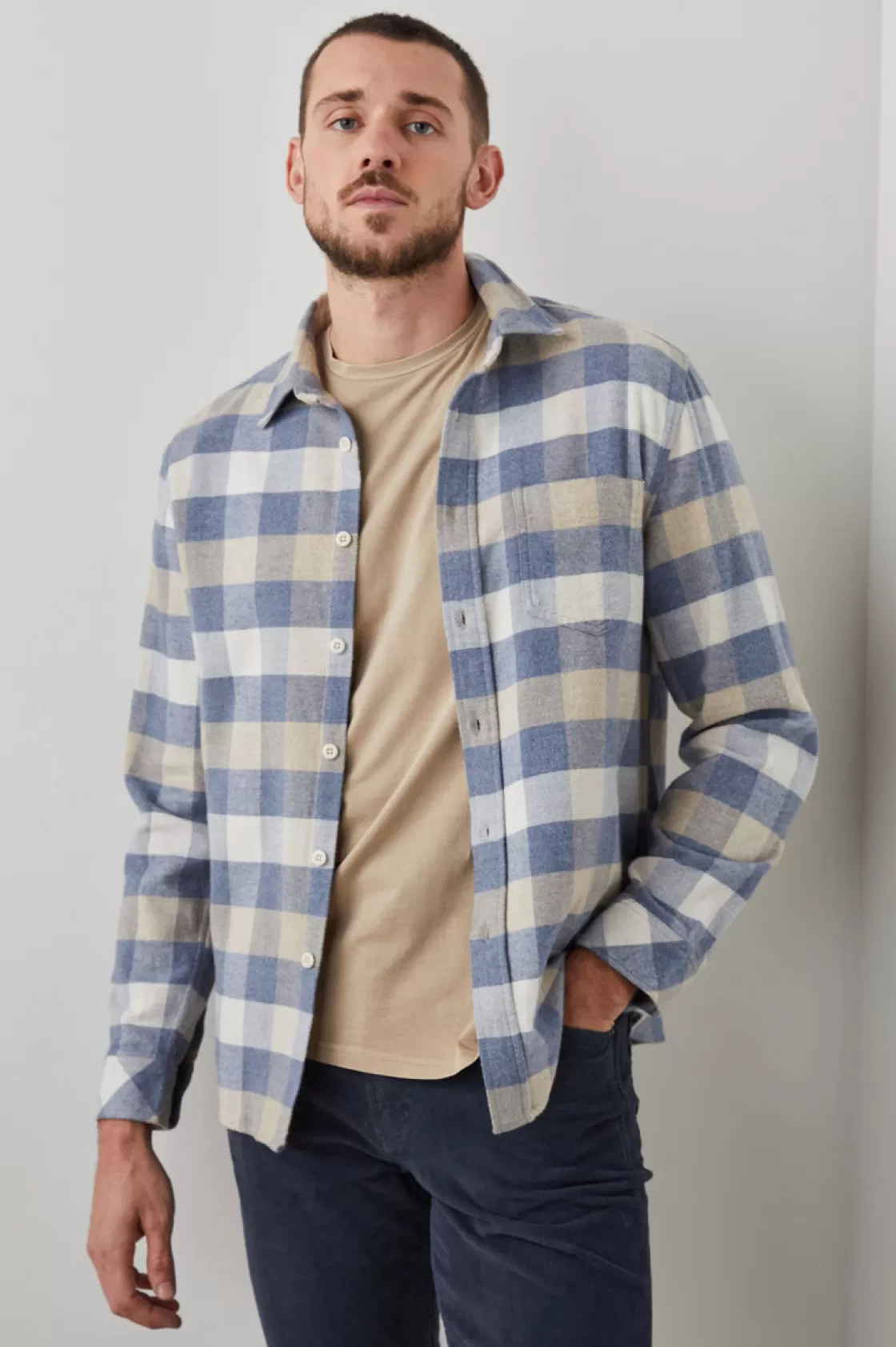 Rails FORREST SHIRT - MIST BIRCH OAT HEATHER | Plaids | Shirts