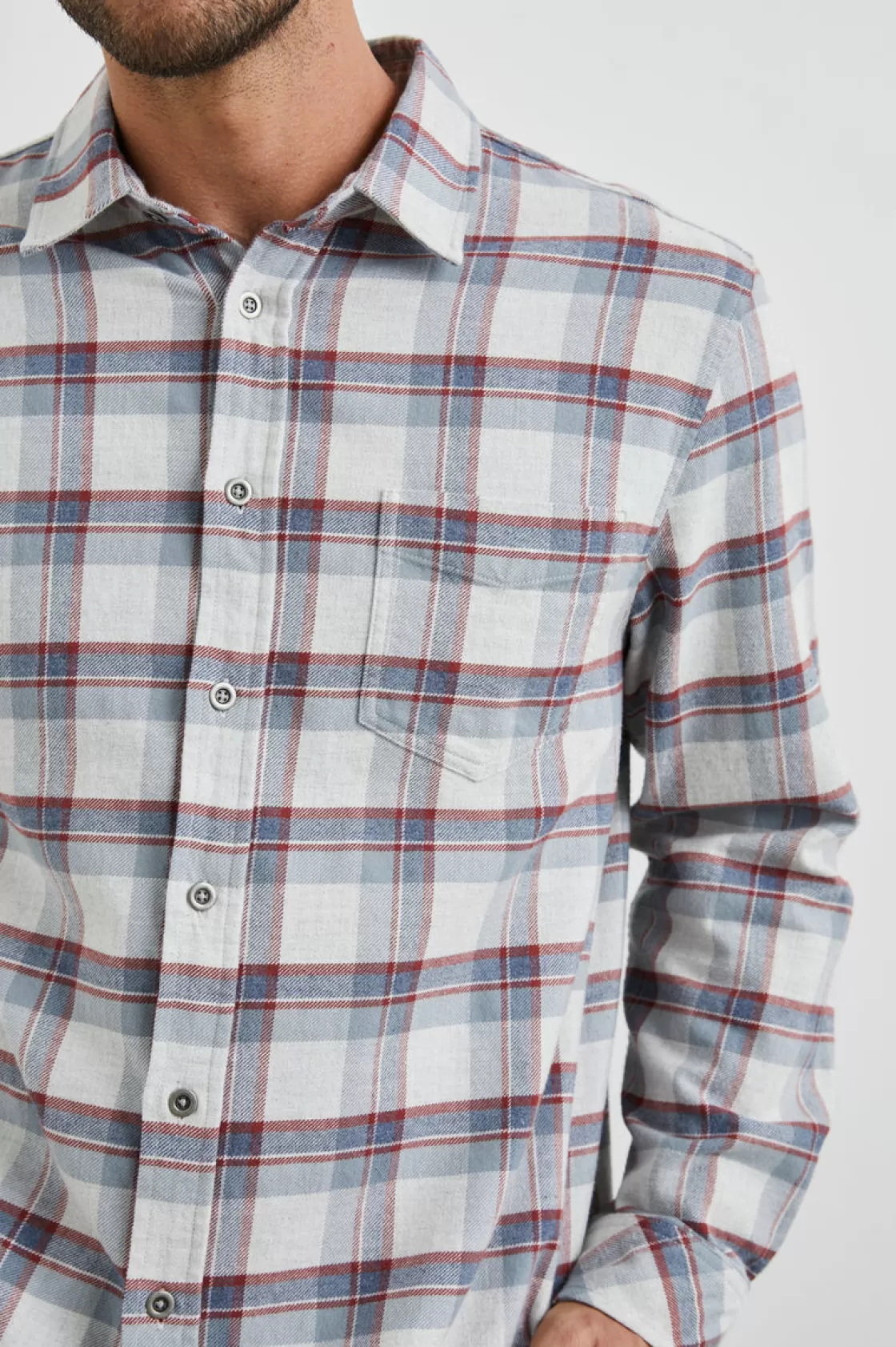 Rails FORREST SHIRT - MOAB SKY MELANGE | Plaids | Shirts