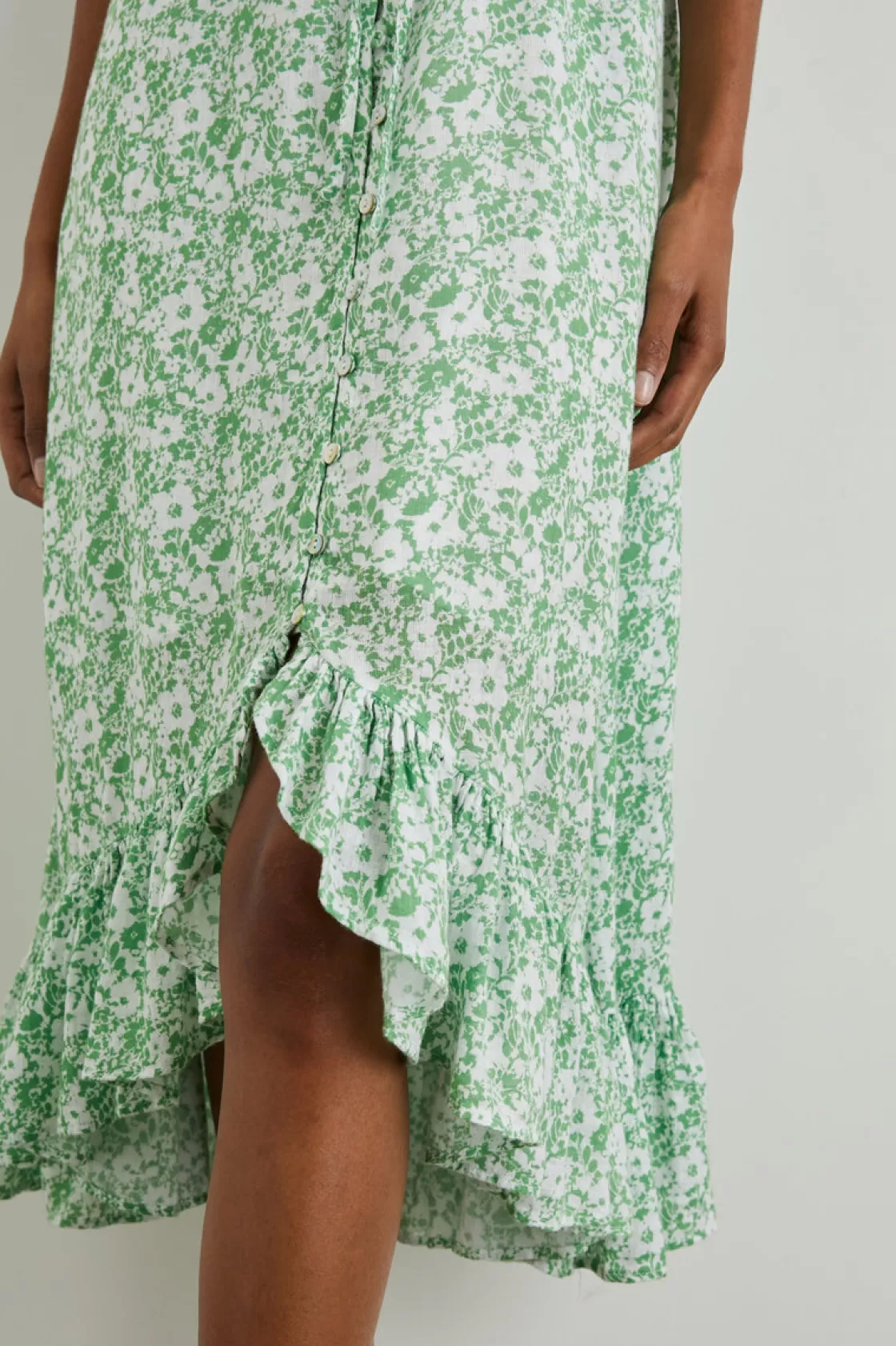 Rails FRIDA DRESS - GREEN TEXTURE FLORAL | Women Best Sellers | The Eco Collection