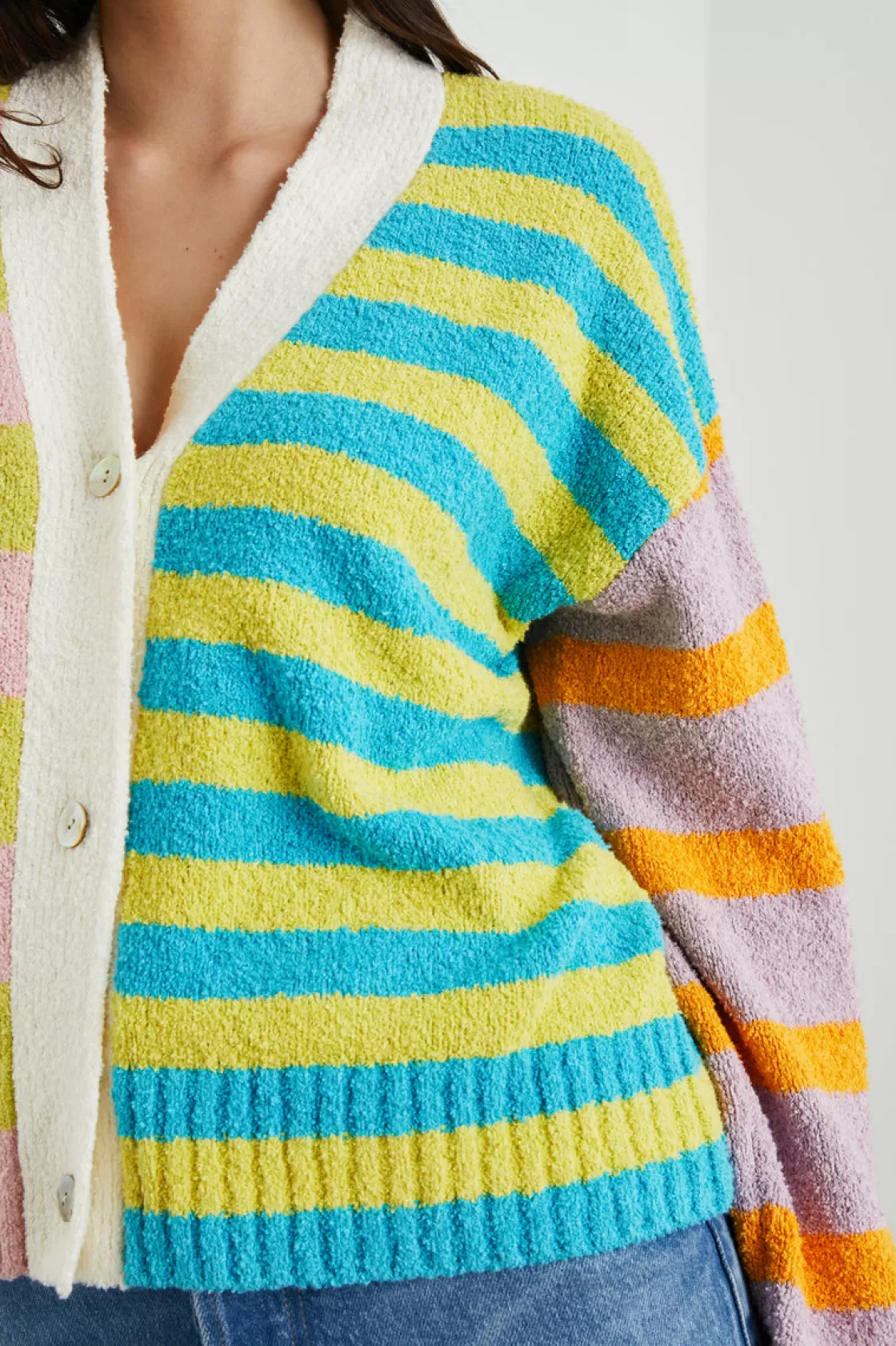 Rails GENEVA CARDIGAN - MIXED STRIPE | Women Sweaters