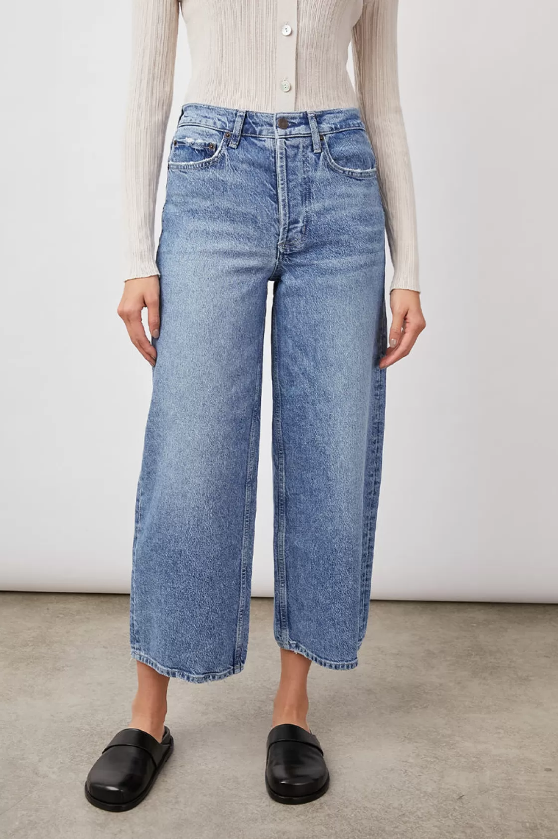 Rails GETTY CROP WIDE LEG - GERANIUM | Women Denim