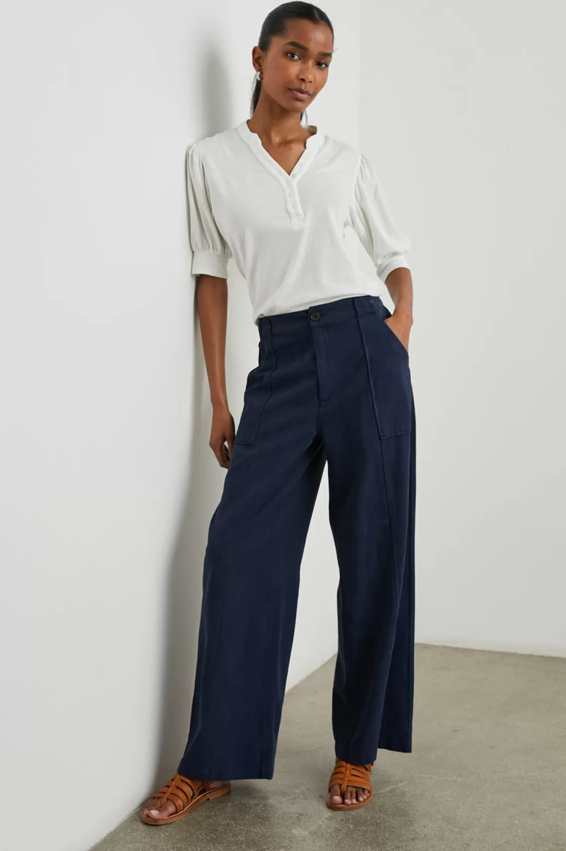 Rails GREER PANT - NAVY | Women Matching Sets | The Eco Collection