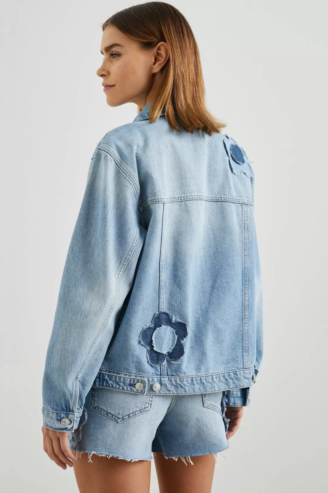 Rails GROVE BOYFRIEND TRUCKER JACKET - INDIGO BLOOM | Women Summer Collection | Denim