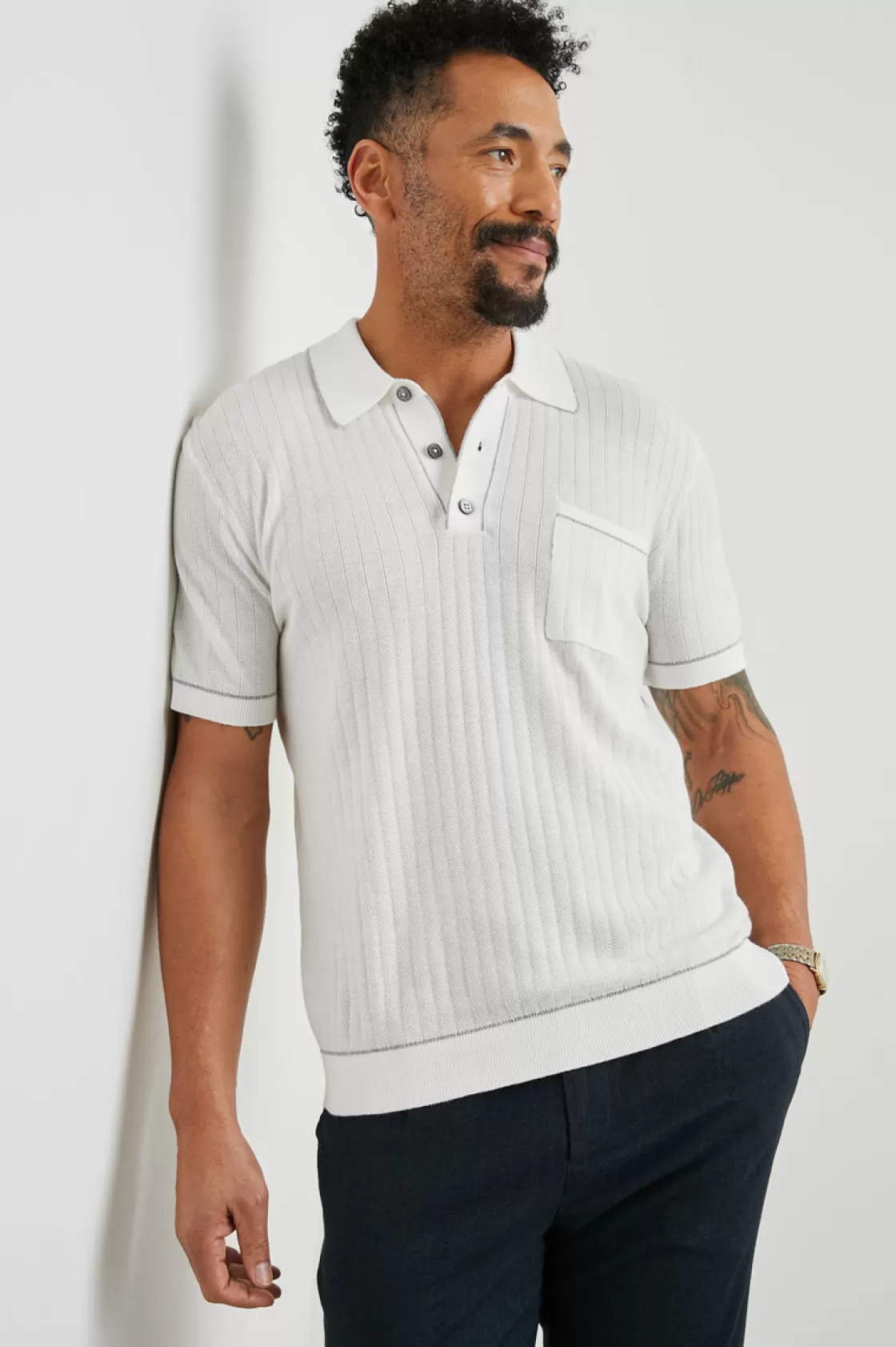 Rails HARDY POLO SHIRT - WHITE | The Travel Edit | Best Sellers