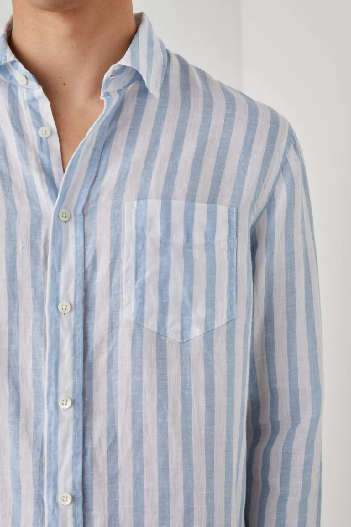 Rails HAVANA SHIRT - ATHENA WHITE STRIPE | The Eco Collection | Shirts