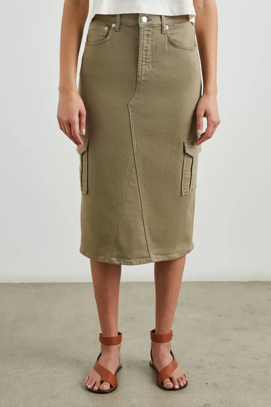 Rails HIGHLAND CARGO SKIRT - WASHED OLIVE | Women Summer Collection | Denim