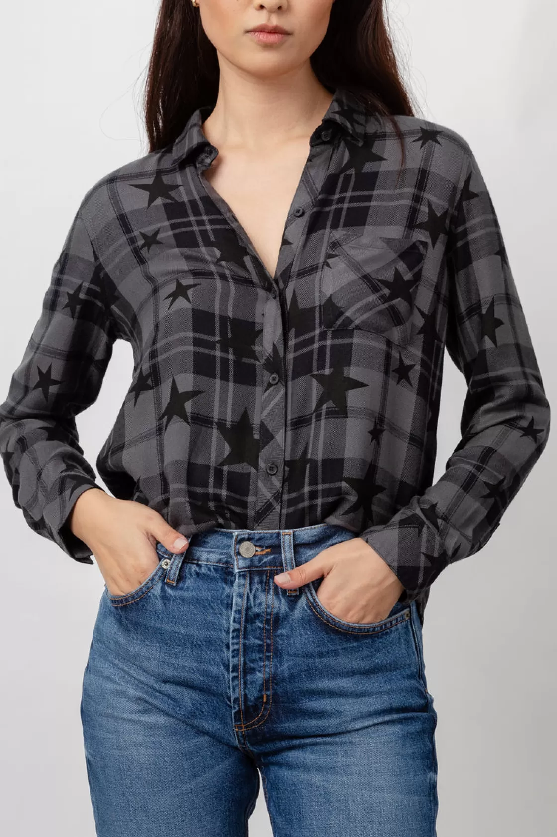 Rails HUNTER SHIRT - ASH TWILIGHT STARS | Women Plaids