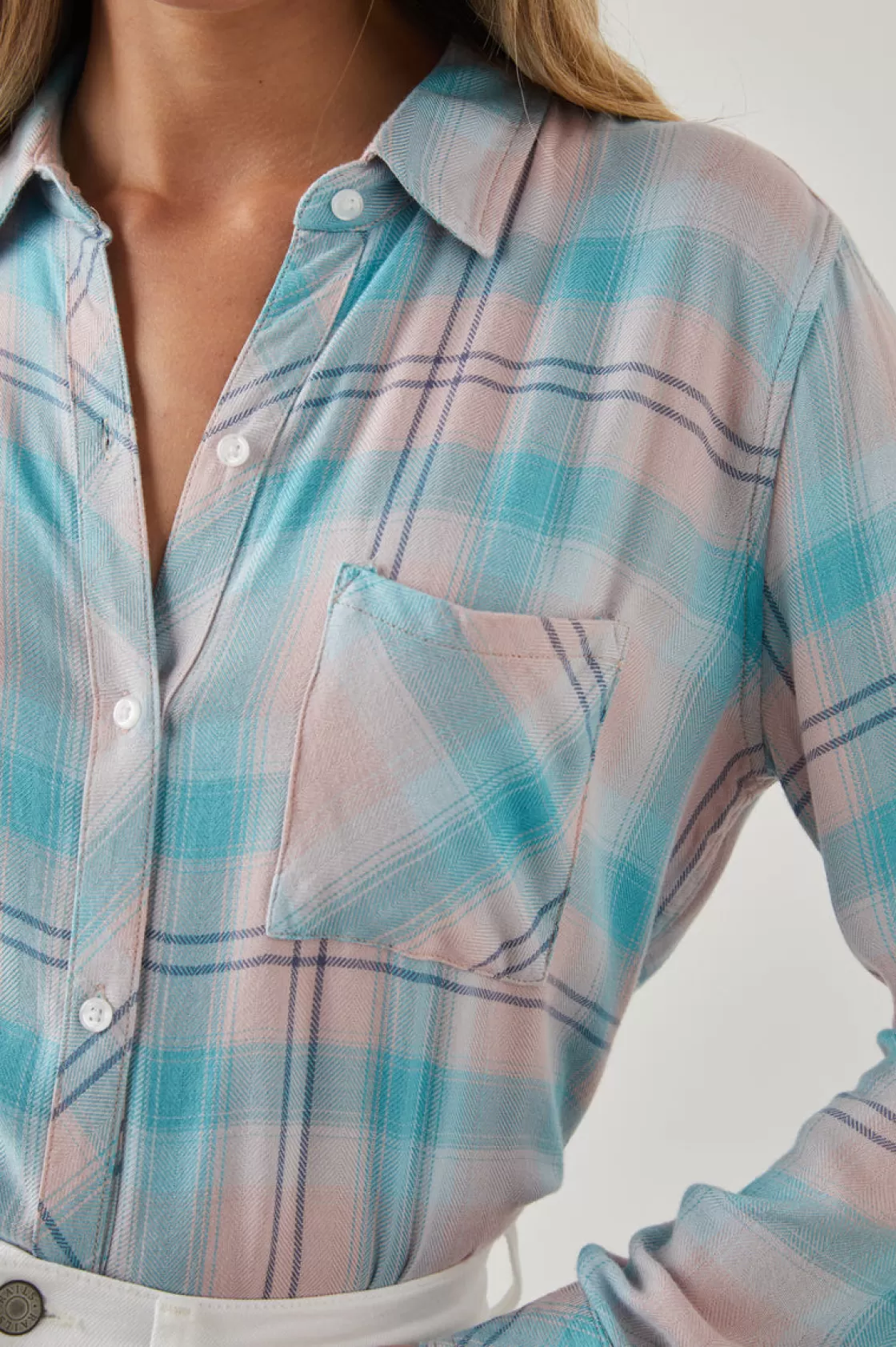 Rails HUNTER SHIRT - BLUE DAWN | Women Plaids | Tops