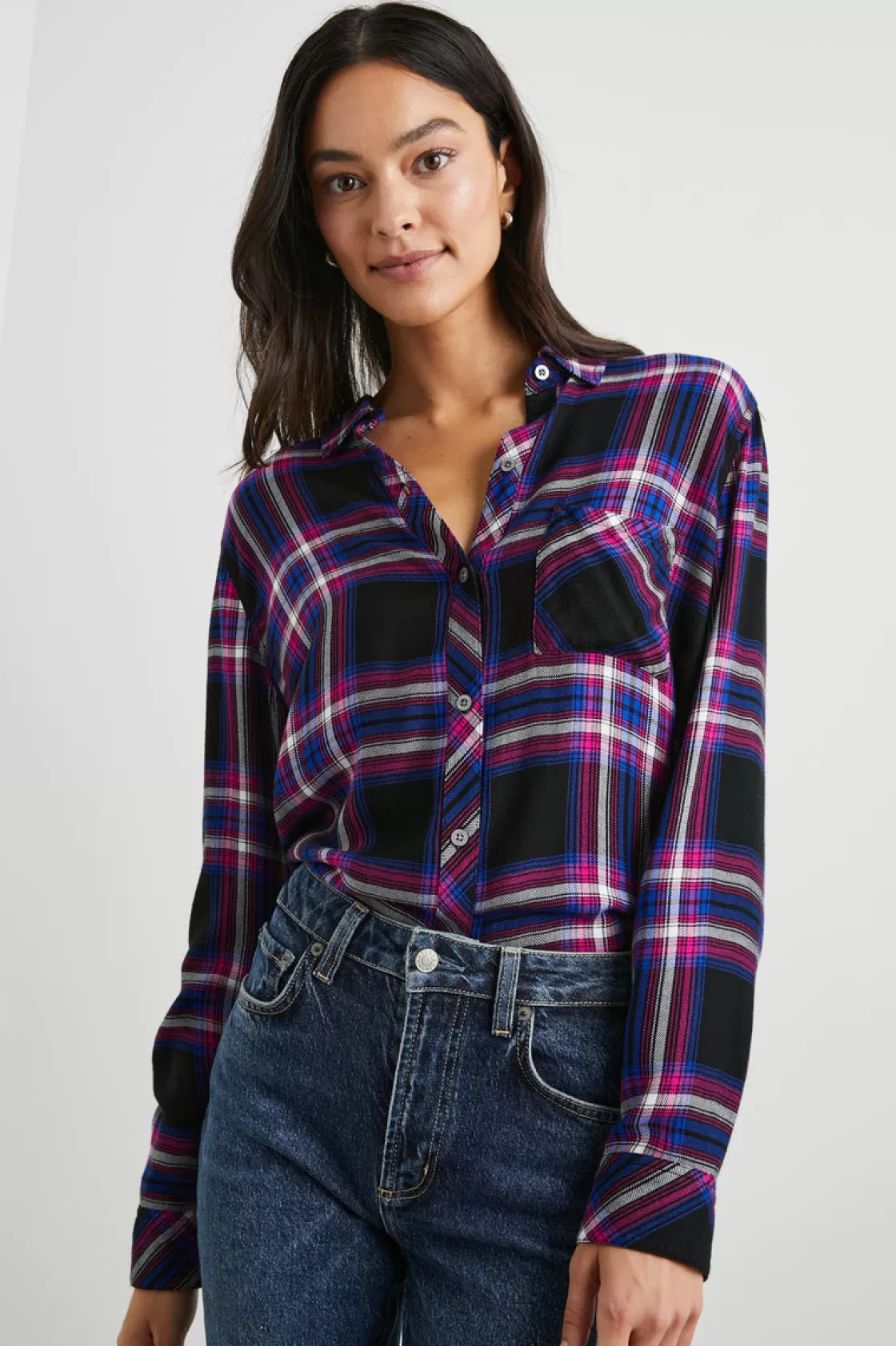 Rails HUNTER SHIRT - ELECTRIC BLUE | Women Plaids | Tops