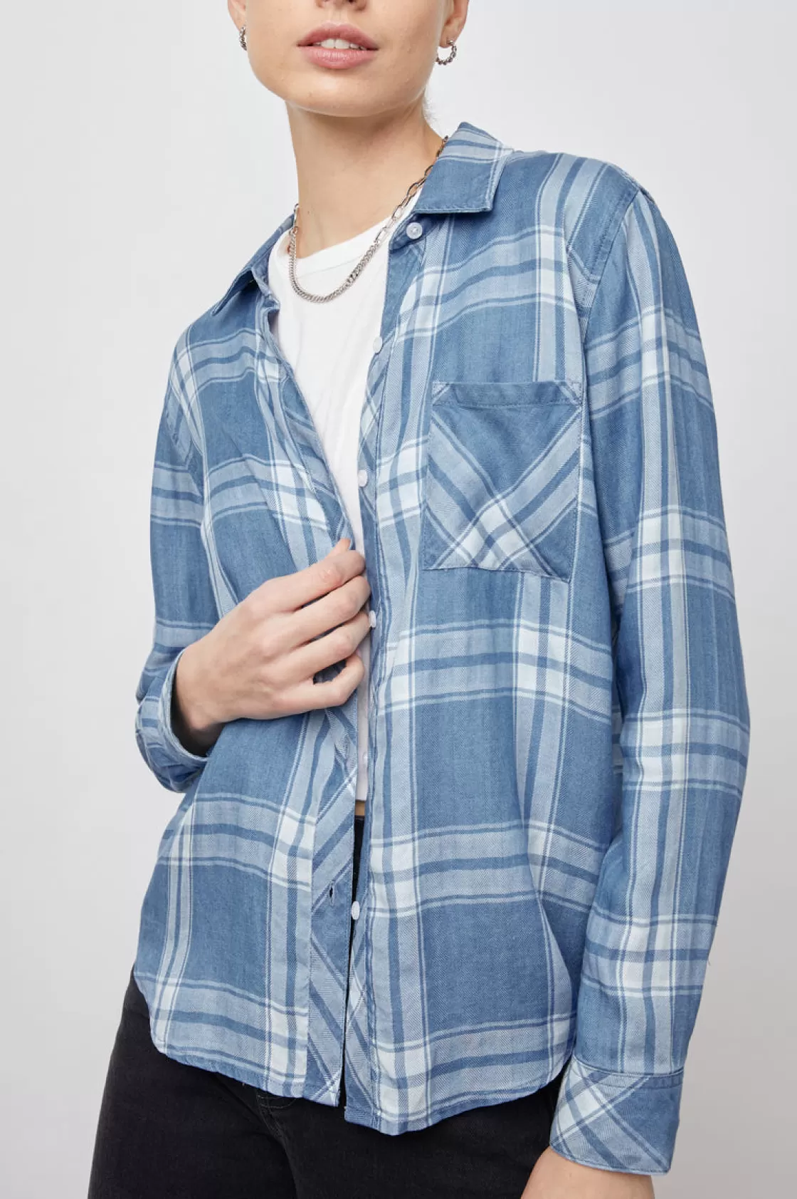 Rails HUNTER SHIRT - HARBOR WHITE | Women Plaids | Tops