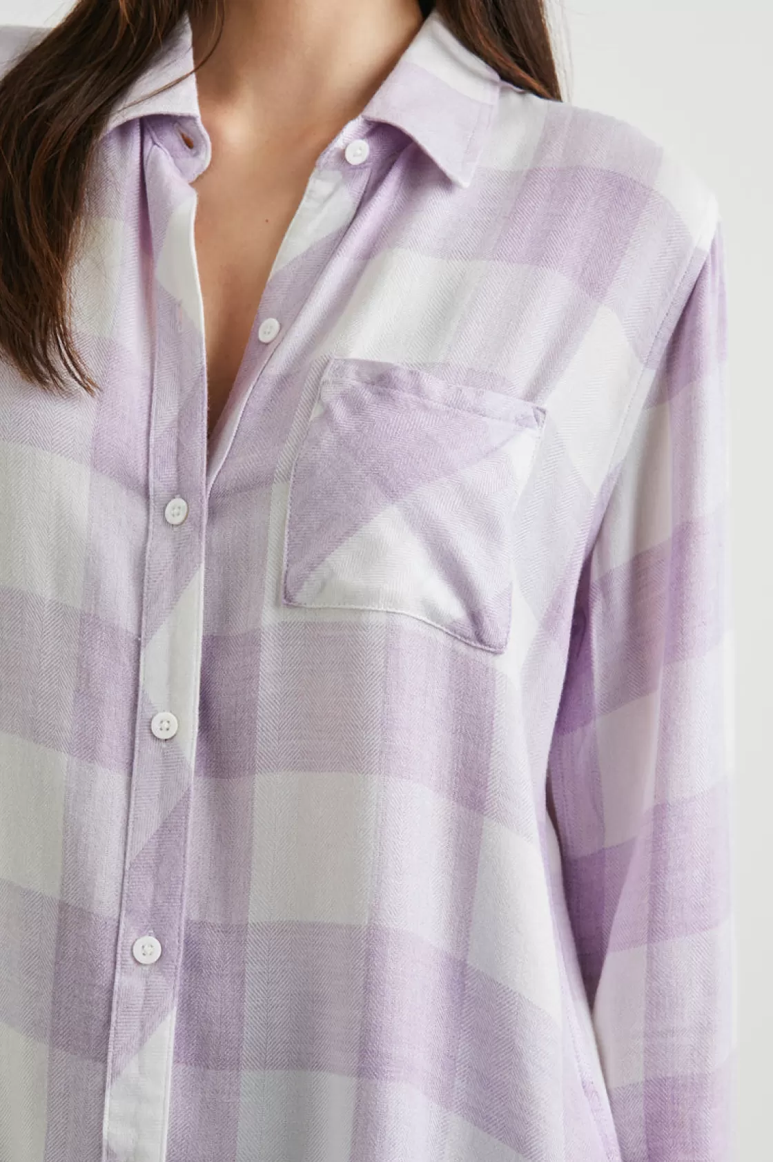 Rails HUNTER SHIRT - LAVENDER EGRET | Women Plaids | The Classics