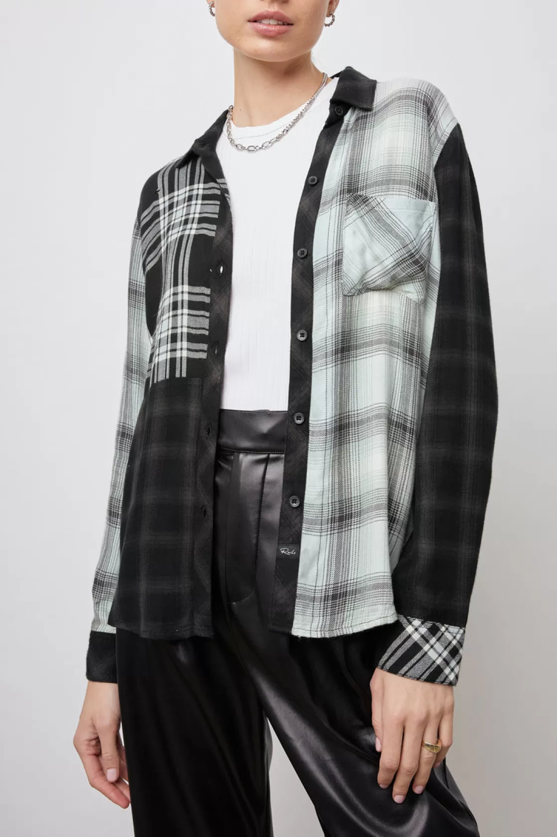 Rails HUNTER SHIRT - MIXED ONYX PLAID | Women Plaids | Tops