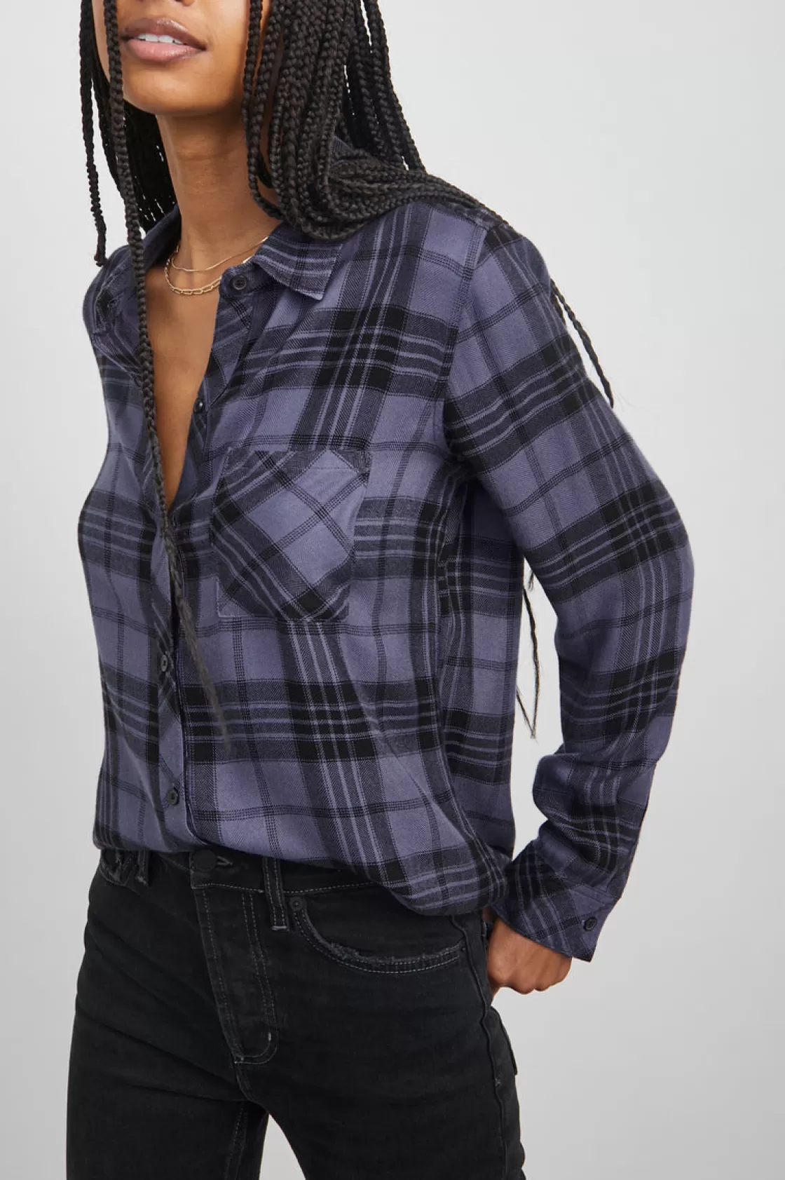 Rails HUNTER SHIRT - SAPPHIRE ASH | Women Plaids