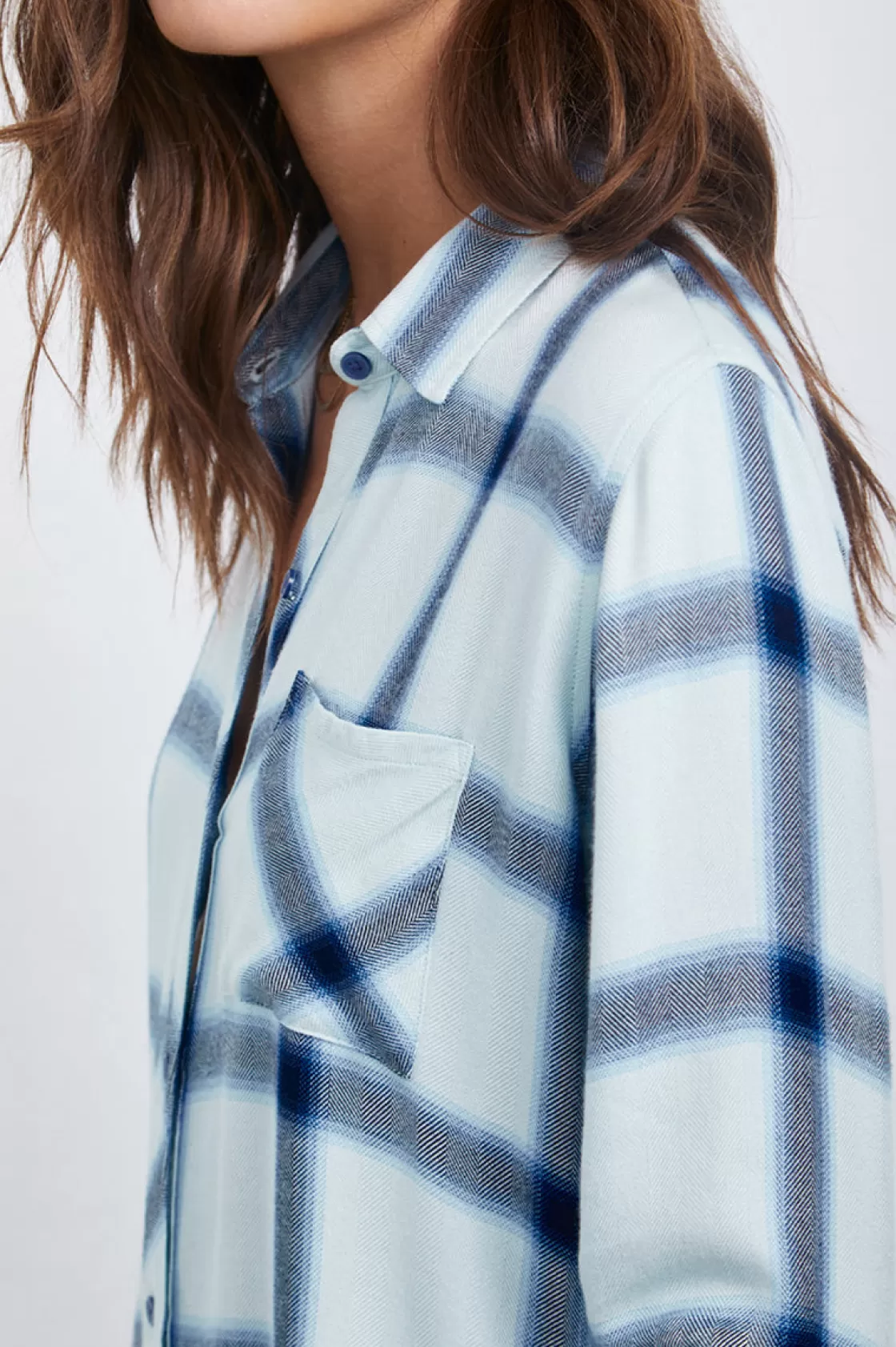 Rails HUNTER SHIRT - WHITE GLACIER NAVY | Women Plaids