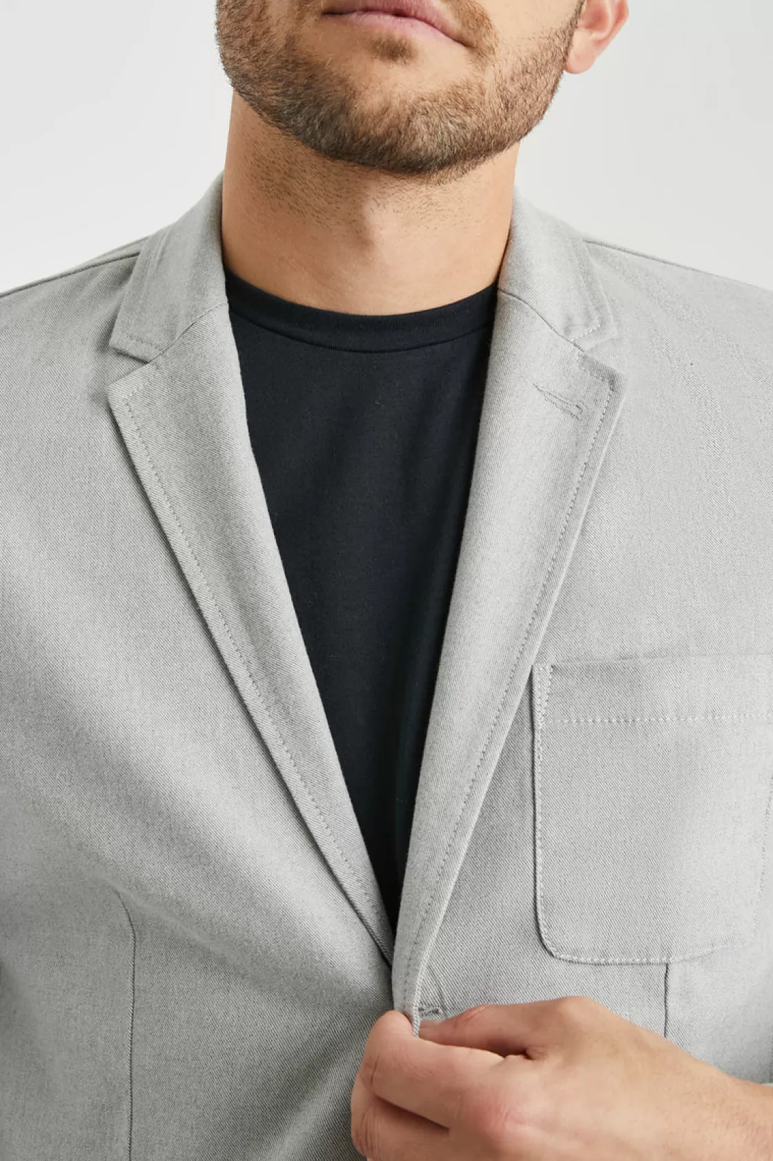 Rails IDRIS BLAZER - SOFT GREY MELANGE | Matching Sets | Casual Suiting