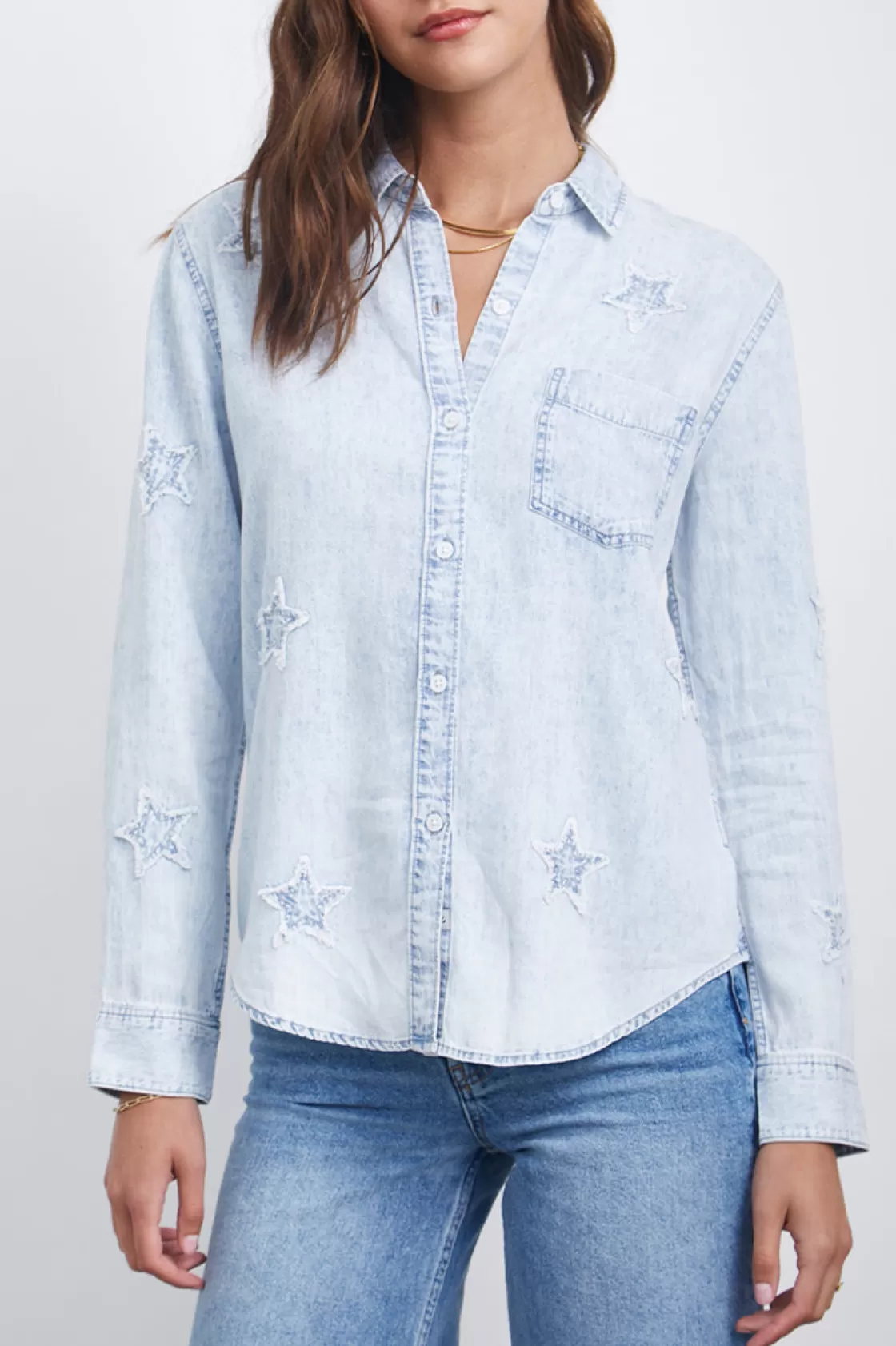 Rails INGRID SHIRT - LIGHT ACID STARS | Women The Eco Collection | Tops