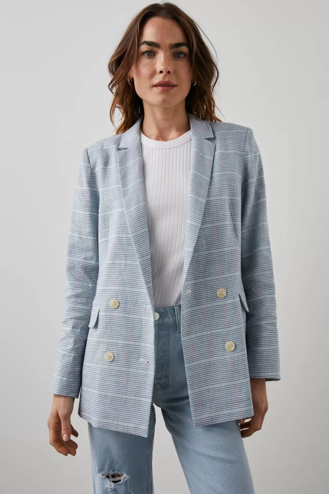 Rails JAC BLAZER - NORDIC CHECK | Women Plaids | Jackets & Coats