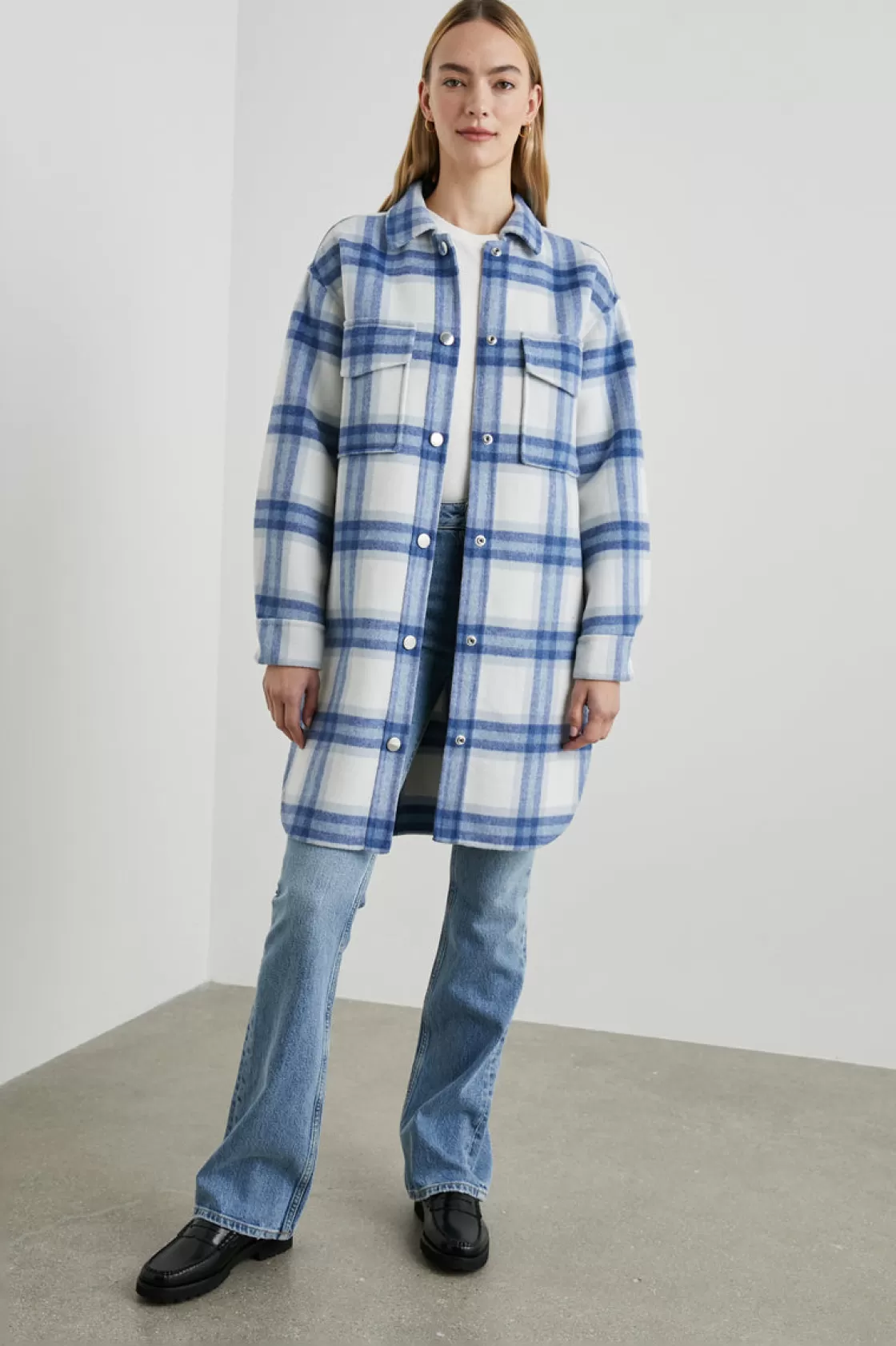 Rails JARO COAT - IVORY BAY | Women Plaids | Jackets & Coats