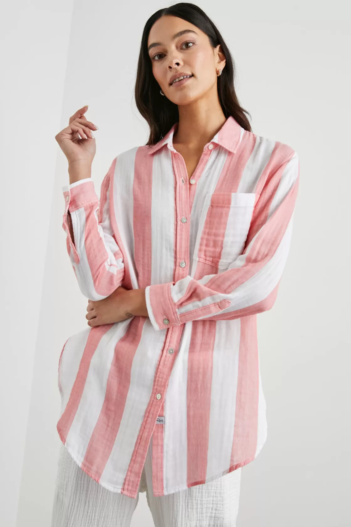 Rails JAYLIN SHIRT - PLAYA STRIPE | Women The Eco Collection | Tops