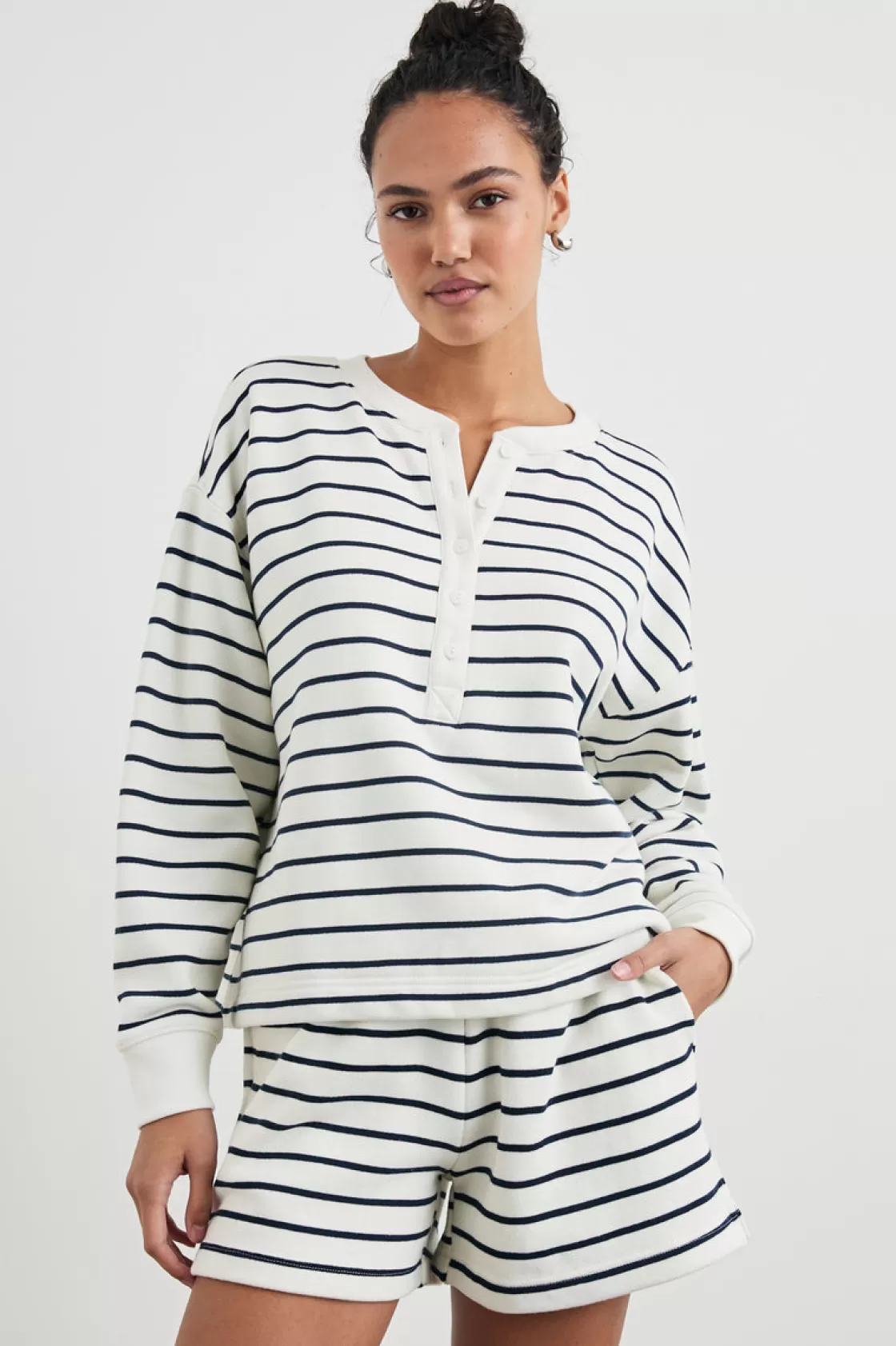 Rails JOAN SWEATSHIRT - SAILOR STRIPE NAVY | Women Summer Collection | Sweaters