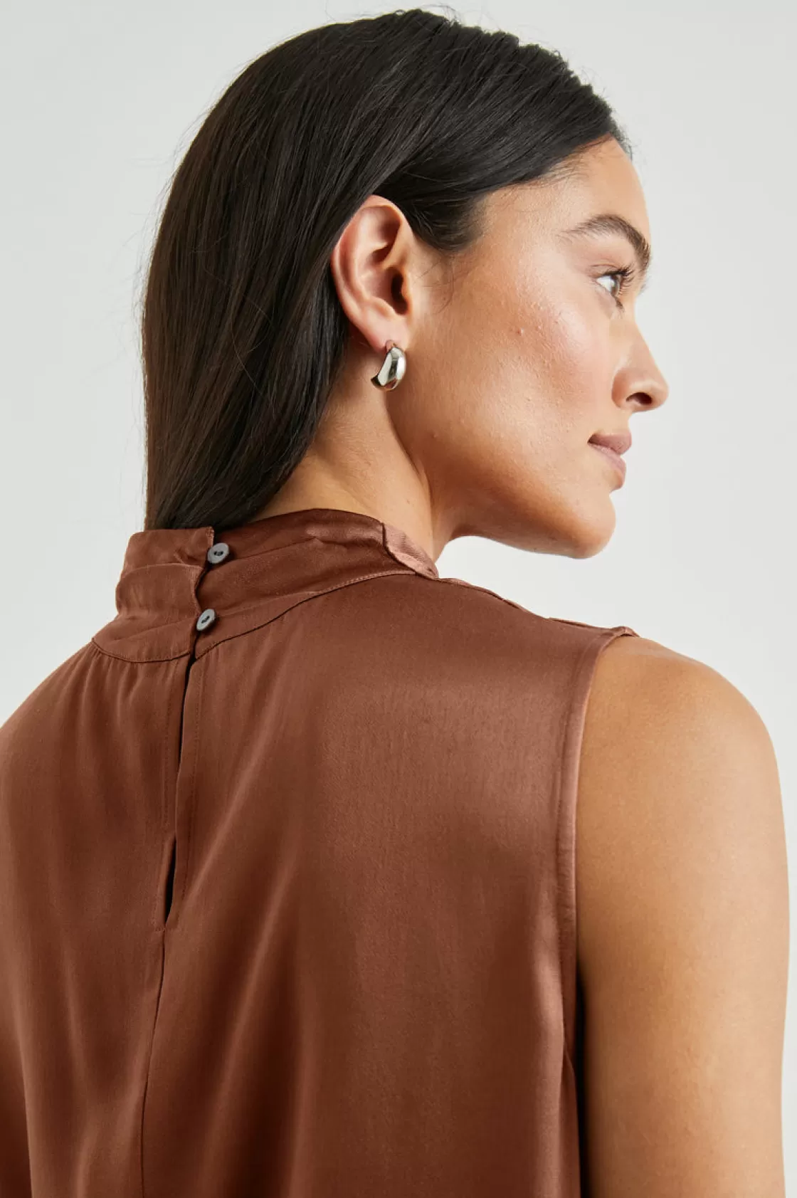 Rails KALEEN TOP - CEDAR | Women The Eco Collection | Satin Collection