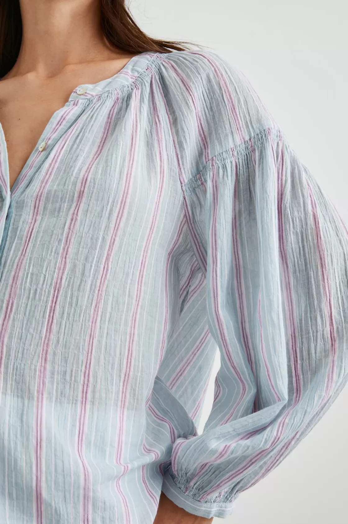 Rails KENLIE SHIRT - PLACID STRIPE | Women Tops