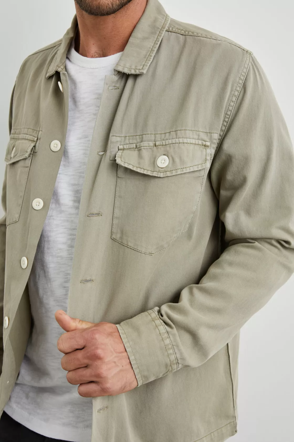 Rails KEROUAC SHIRT JACKET - NATURAL | Jackets & Coats | Shirts