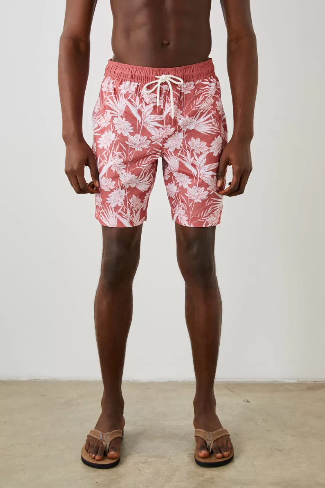 Rails KIAN SWIM SHORT - JUNGLE FOLIAGE RED | Shorts & Swim