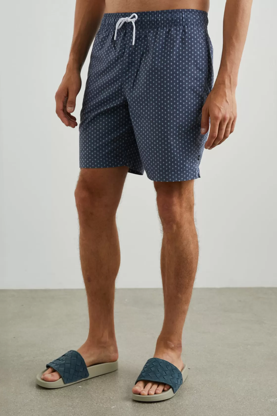 Rails KIAN SWIM SHORT - POLYGON MICRO NAVY | The Travel Edit | Shorts & Swim