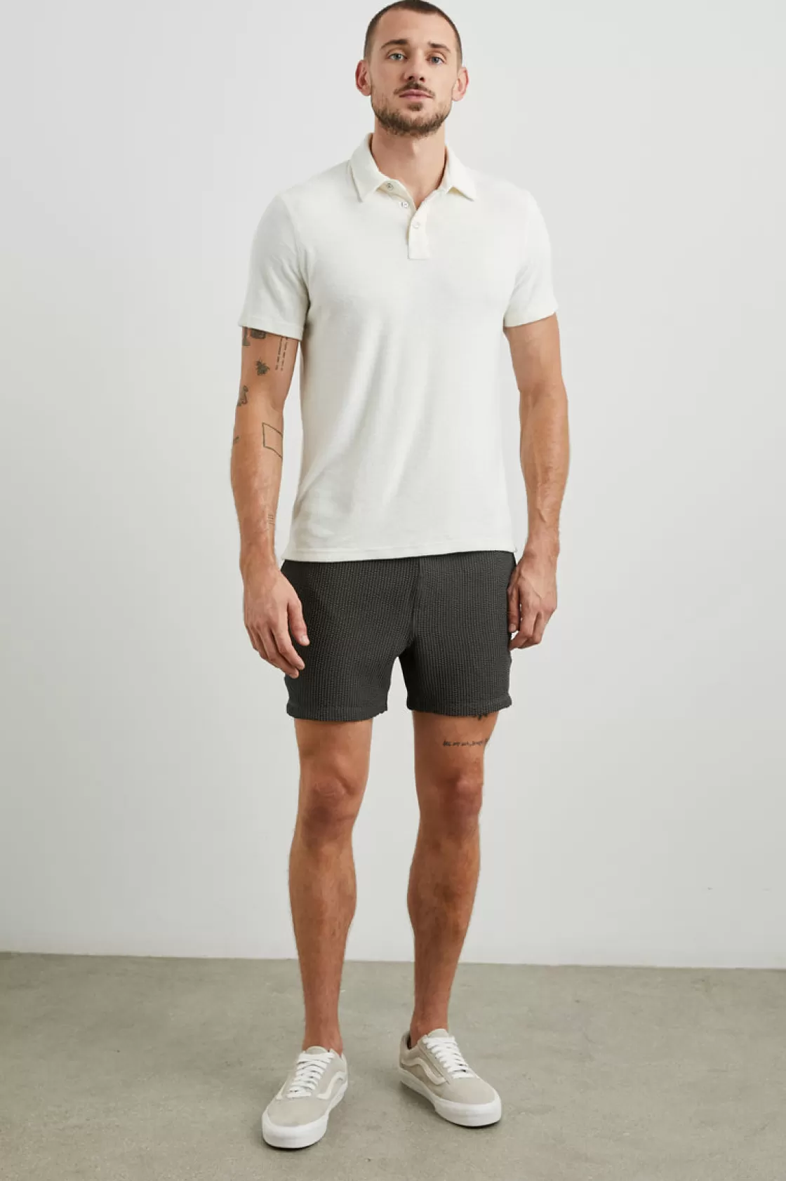 Rails LA BREA SWIM SHORT - CHARCOAL SEERSUCKER | Summer Collection | Best Sellers