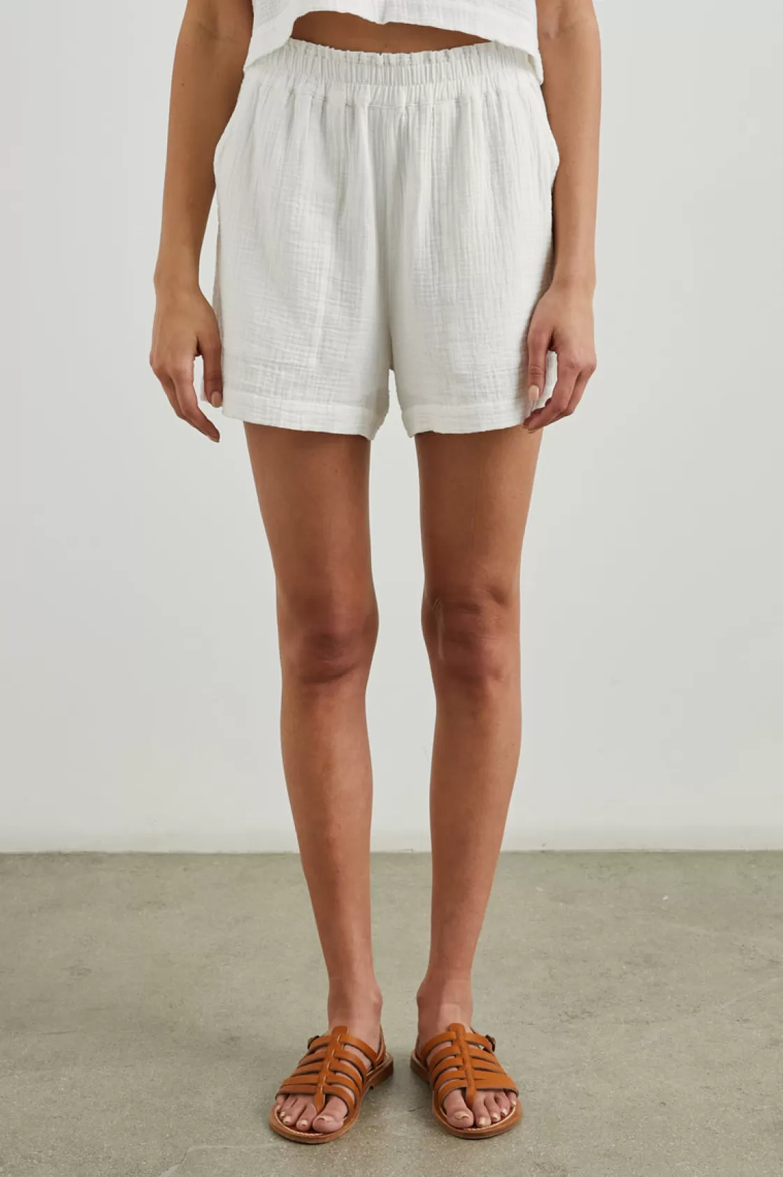 Rails LEIGHTON SHORT - WHITE | Women Matching Sets | The Eco Collection