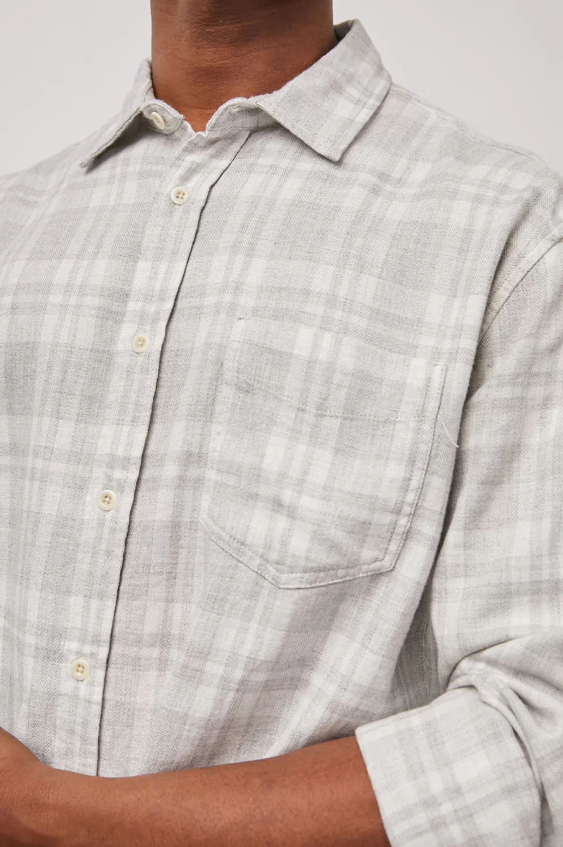 Rails LENNOX SHIRT - ALUMINUM MELANGE | Plaids | Shirts