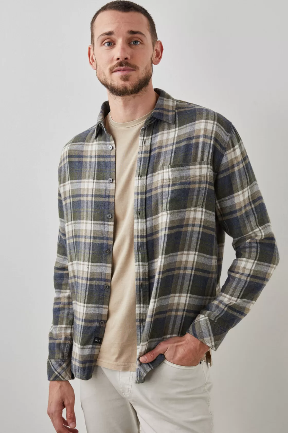 Rails LENNOX SHIRT - BLUE MOSS LODGE | Plaids | Shirts