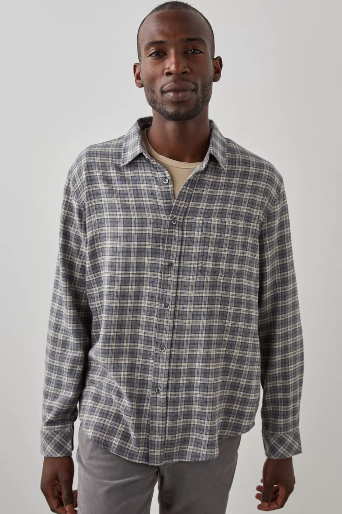 Rails LENNOX SHIRT - CHARCOAL FLAX MELANGE | Plaids | Shirts