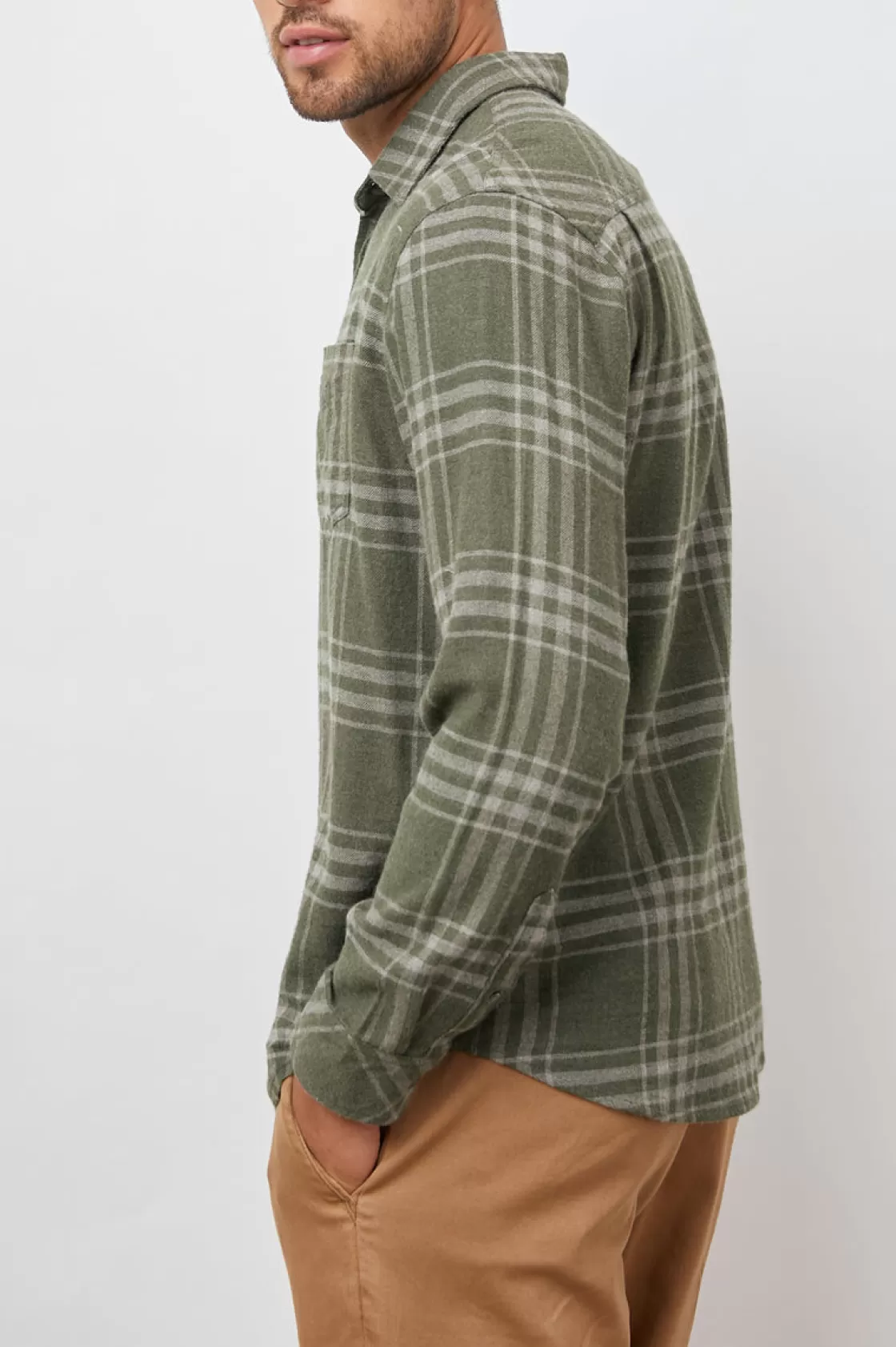 Rails LENNOX SHIRT - CONCRETE MOSS MELANGE | Plaids | Shirts