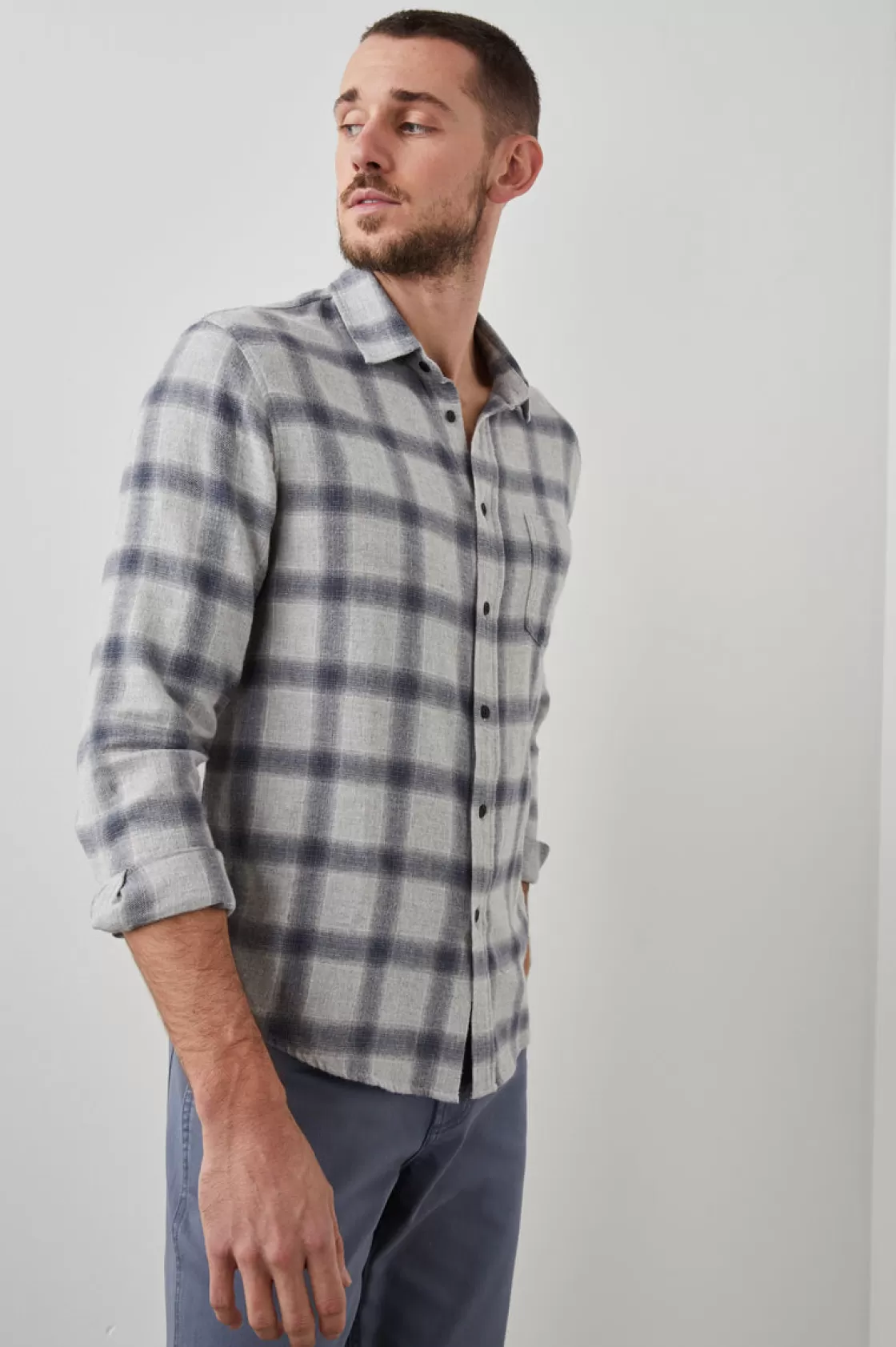 Rails LENNOX SHIRT - METALLIC STORM HEATHER | Plaids | Shirts