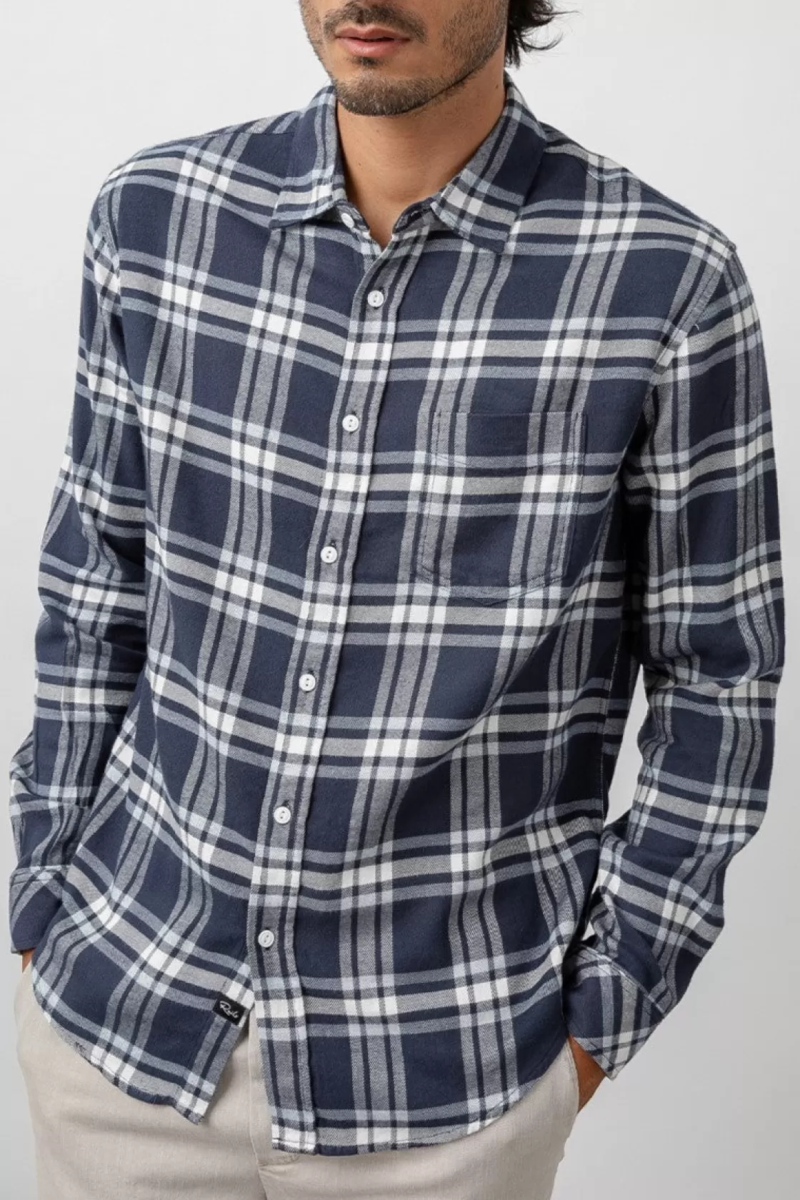 Rails LENNOX SHIRT - NAVY WHITE | Plaids | Shirts