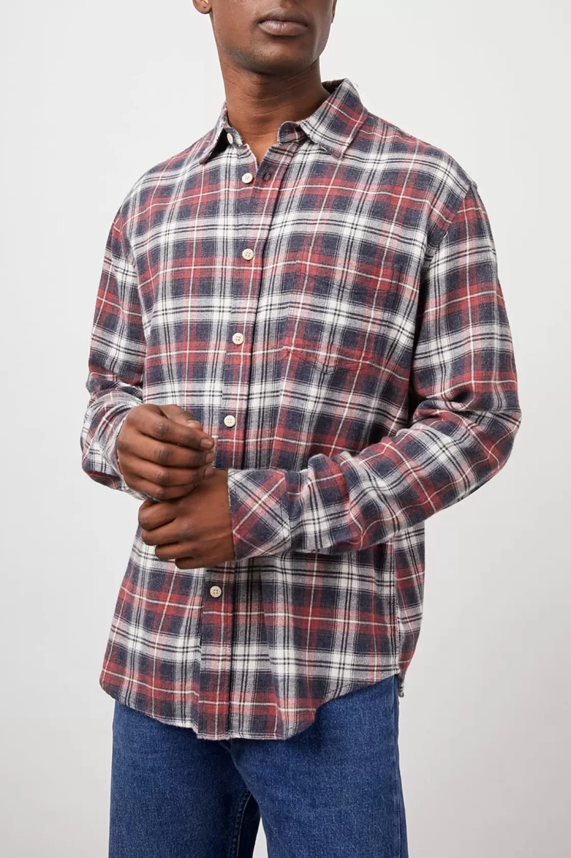 Rails LENNOX SHIRT - RED SHADOW MELANGE | Plaids | Shirts