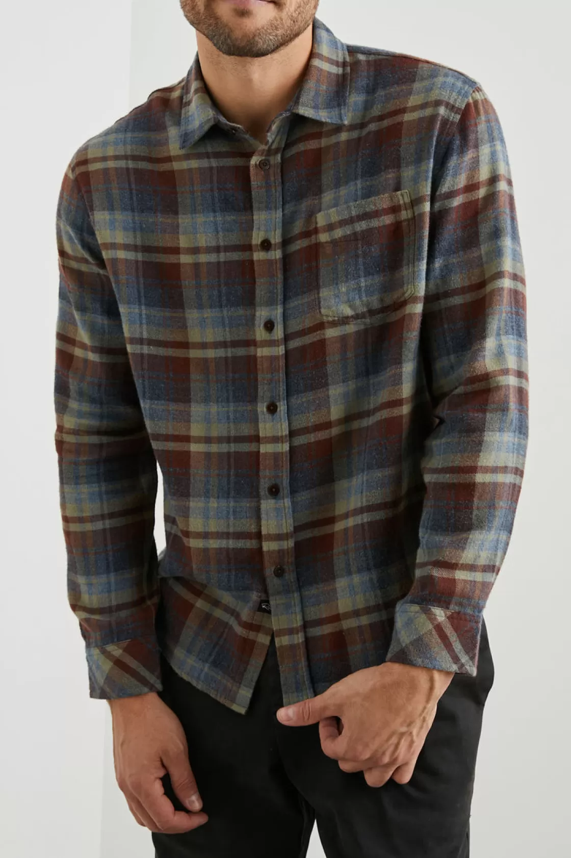 Rails LENNOX SHIRT - RUBY DENIM BOTANICAL | Plaids | Shirts