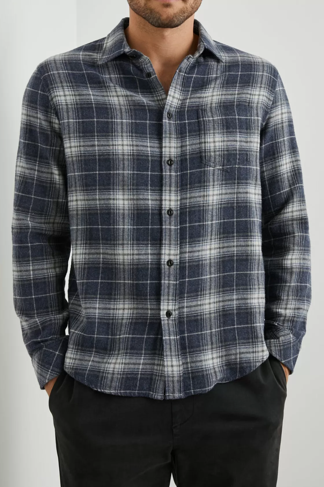 Rails LENNOX SHIRT - SHADOW ETHER MELANGE | Plaids