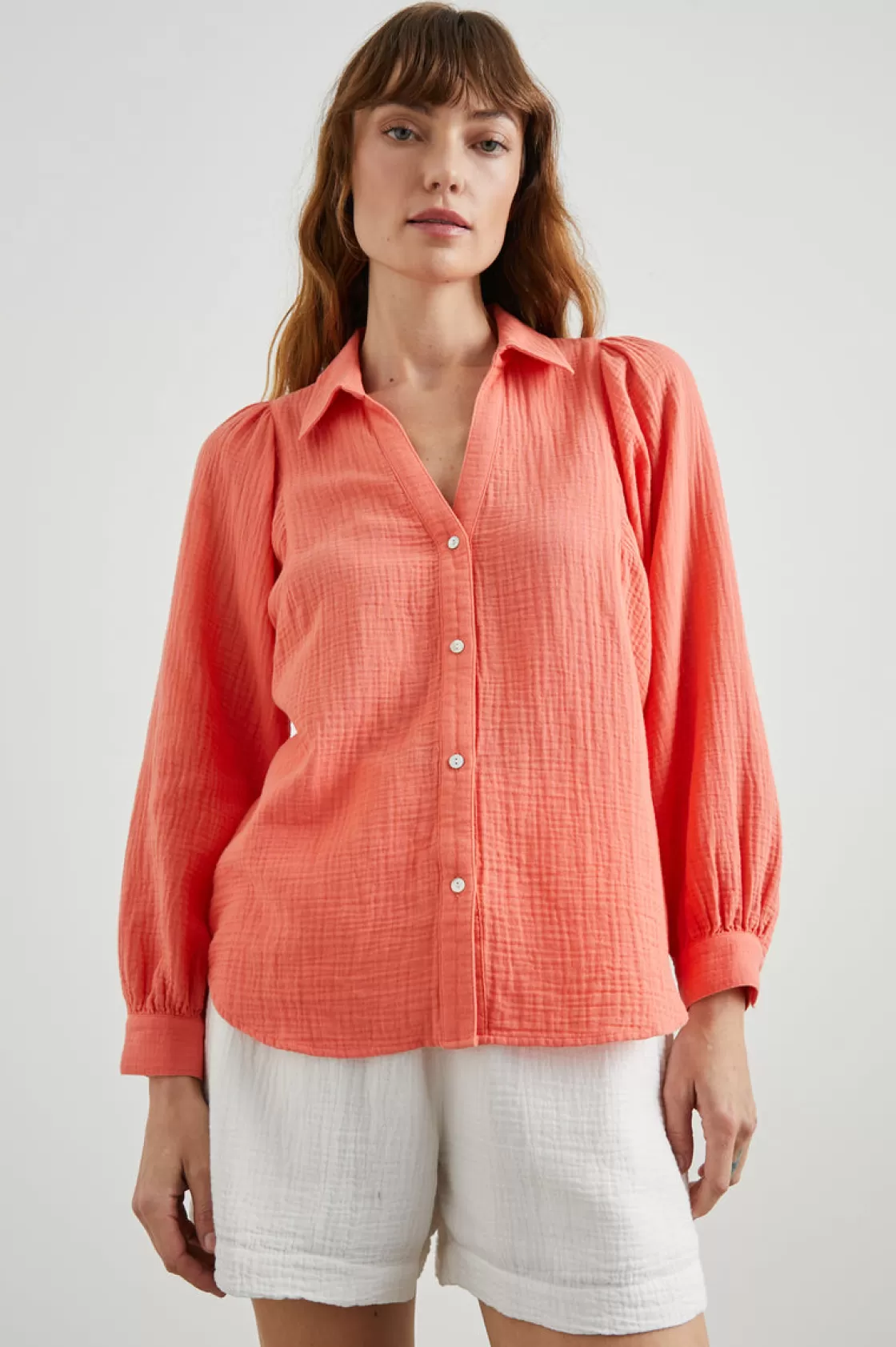 Rails LO SHIRT - PAPAYA | Women The Eco Collection | Summer Collection